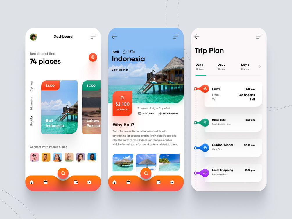 mobile app for travel company